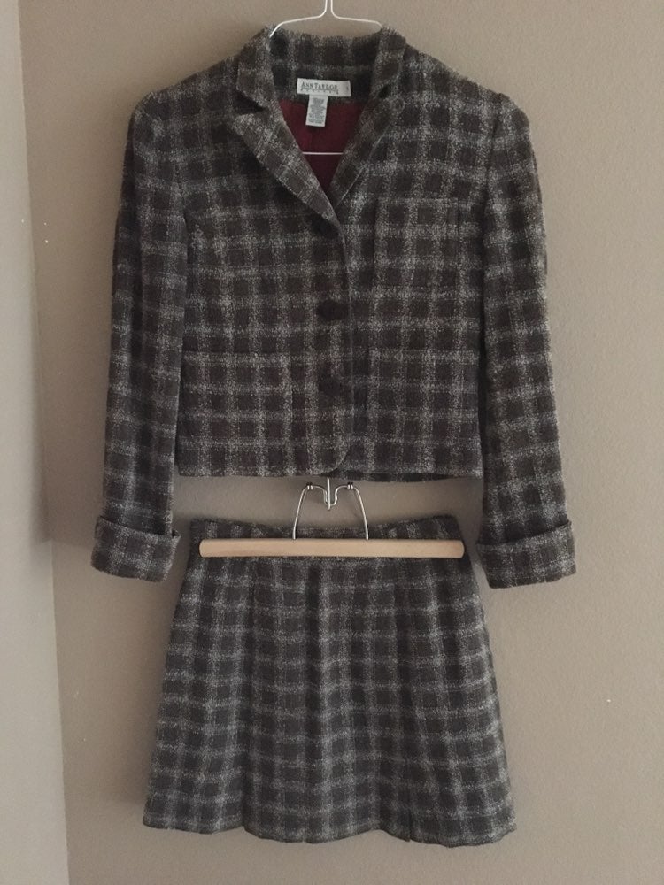 Vintage Ann Taylor Petites Skirt Suit