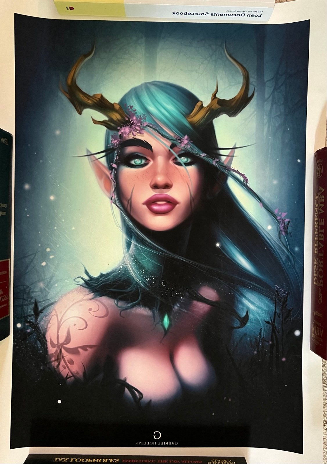 Gabriel Hollins womans’ portraits digital prints