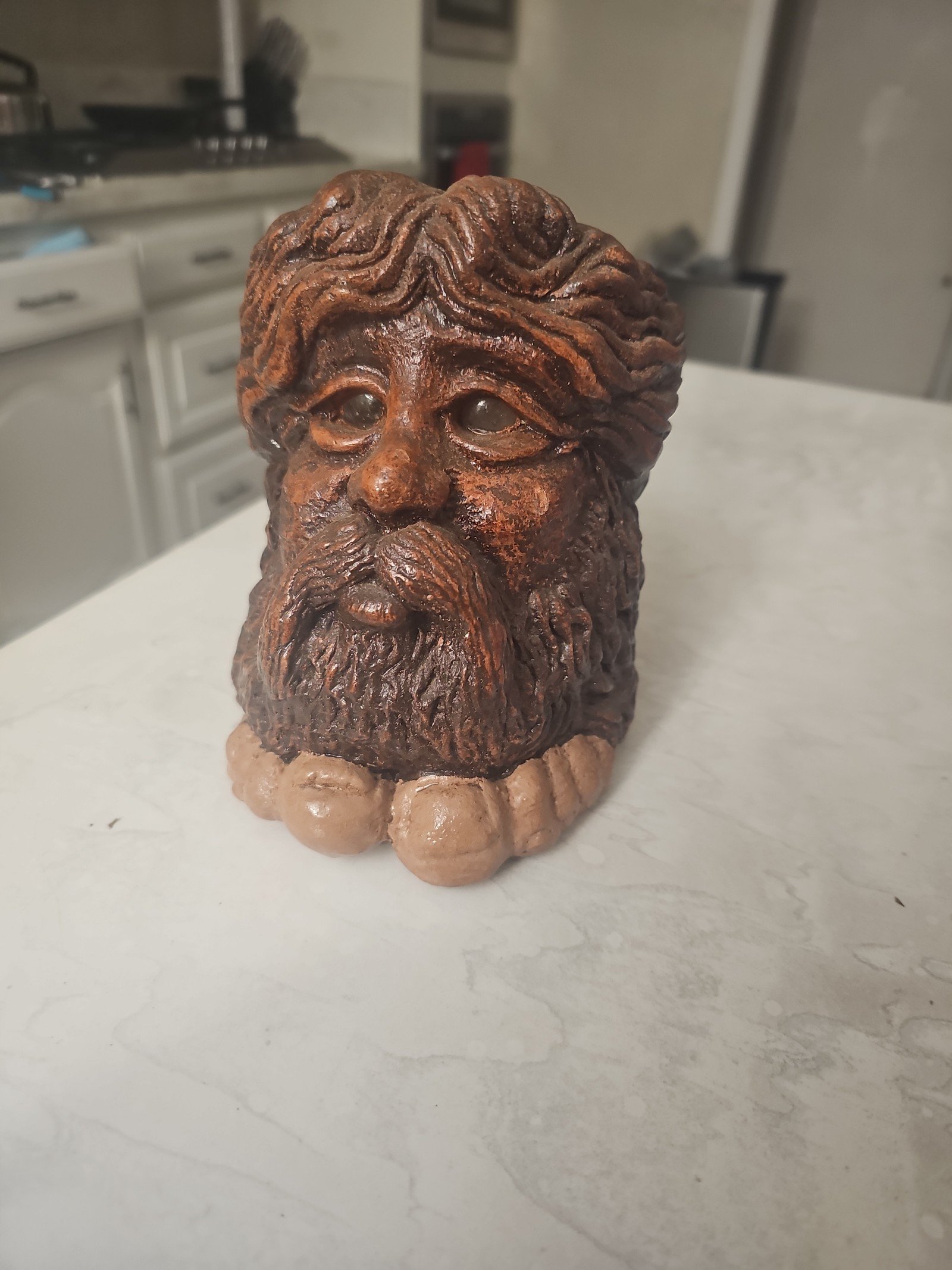 Matchless Grove Jason Christoble Pottery Candle Holder GLASS EYE Enchanted