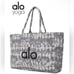 BTS Jin Brand Ambassador | ALO Yoga Gray Tie-Dye Canvas Tote Bag. Official. Grey