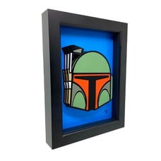 Boba Fett Star Wars Wall Decor Empire Strikes Back Print 3D Art