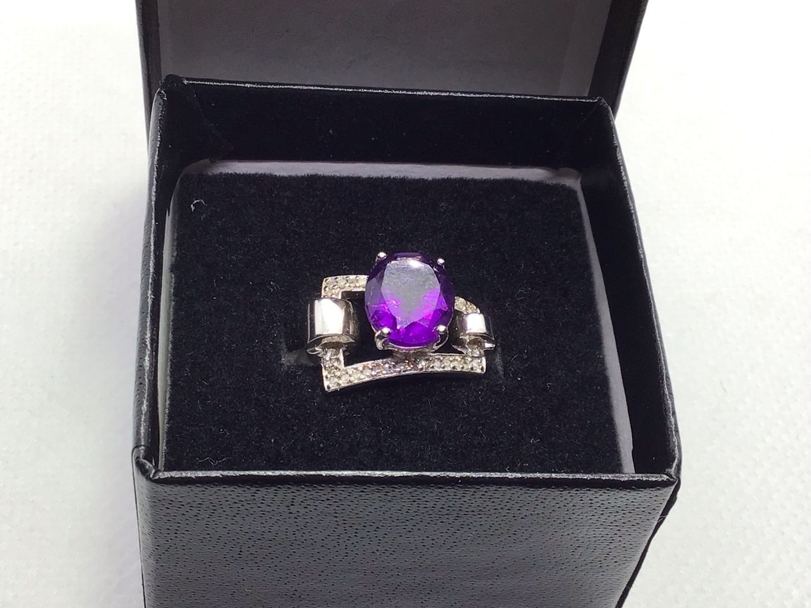 Amethyst Sterling Ring
