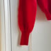 J.Crew Brushed Cashmere Cropped V-neck Sweater In Vintage Red, Size XXS