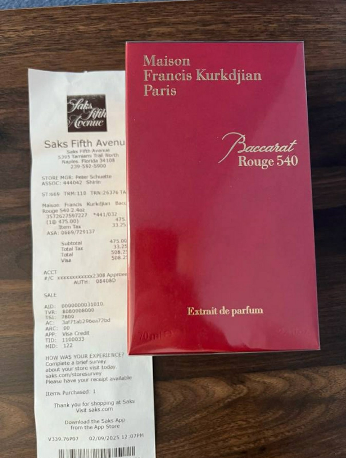 Baccarat Rouge 540 Maison Francis Kurkdjian Baccarat Rouge 540 Extrait
