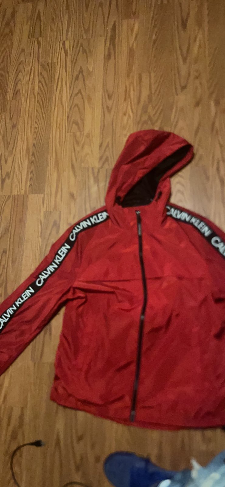 Calvin klein red windbreaker