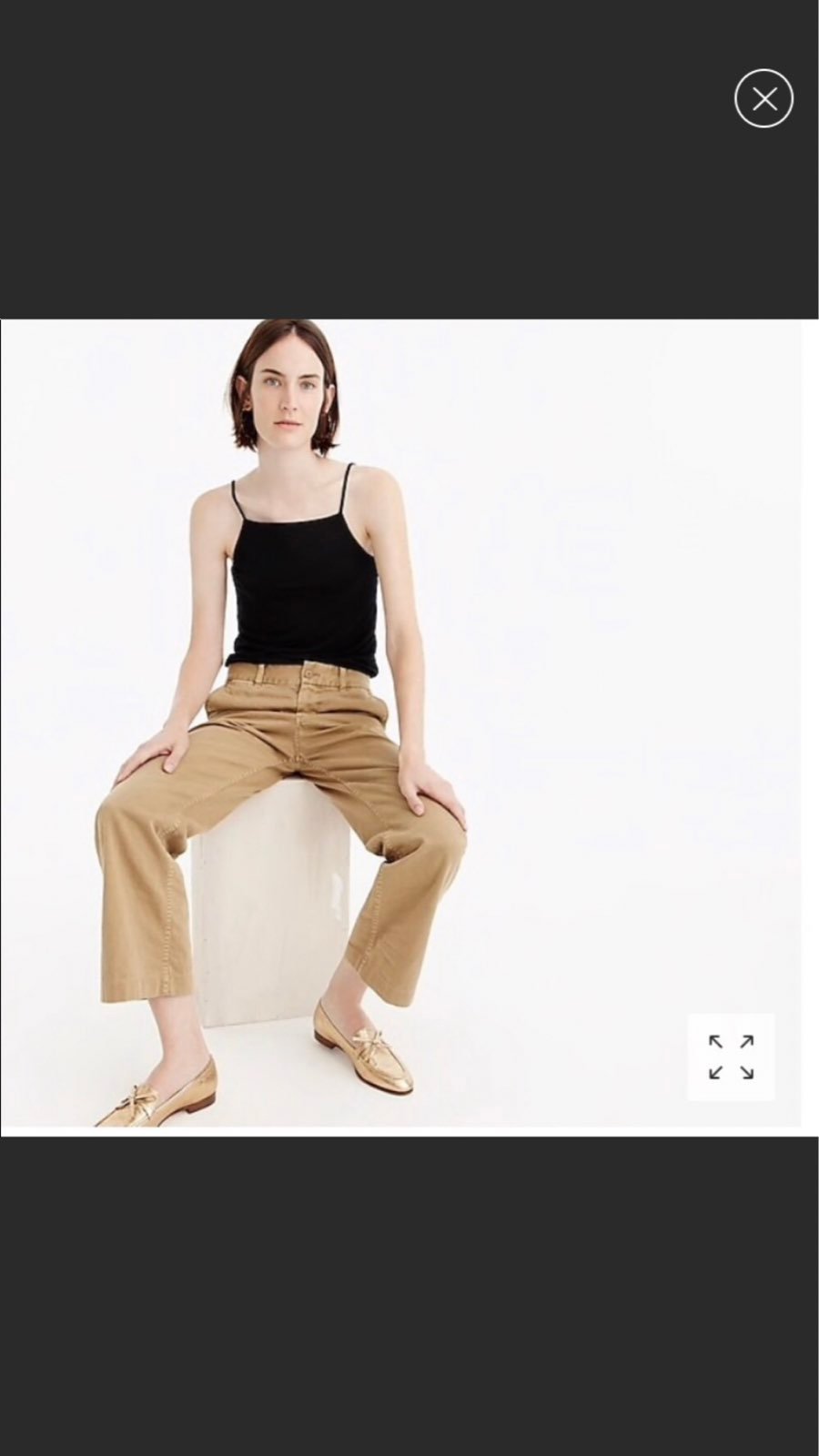 J Crew Gold Metallic Leather Loafers