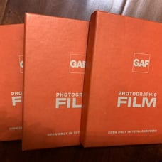 4 GAF Versapa Film Type 2831 Photographi