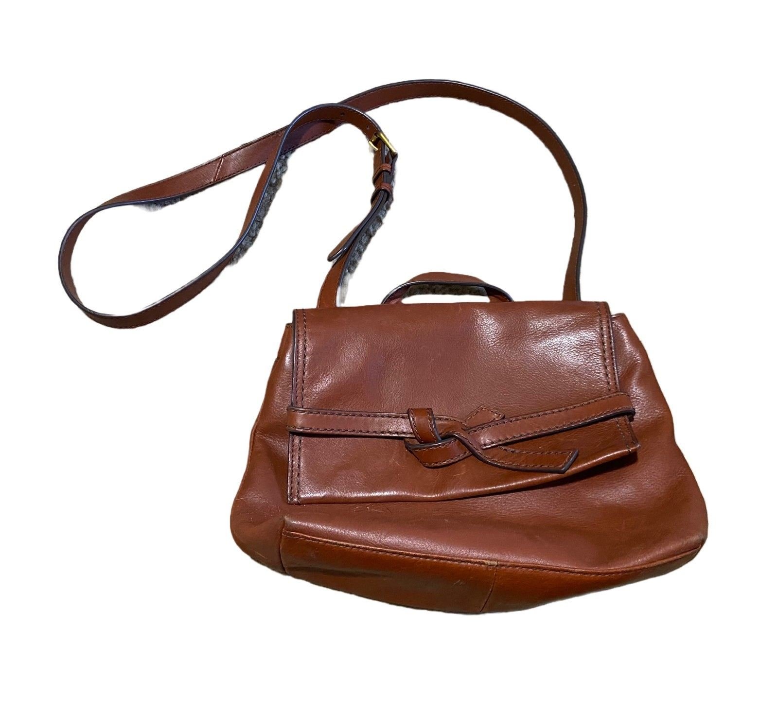 Fossil Leather crossbody bag purse
