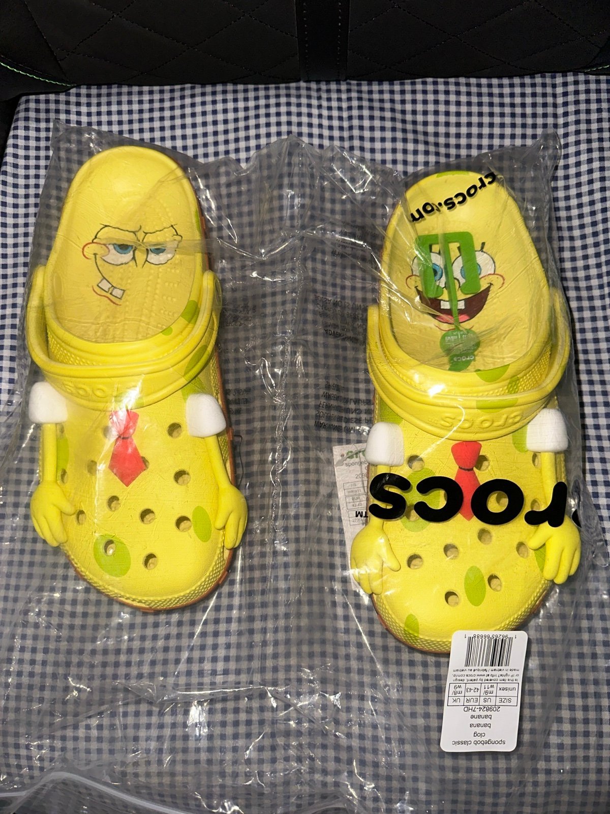 SpongeBob Squarepants Croc Size 9 US M