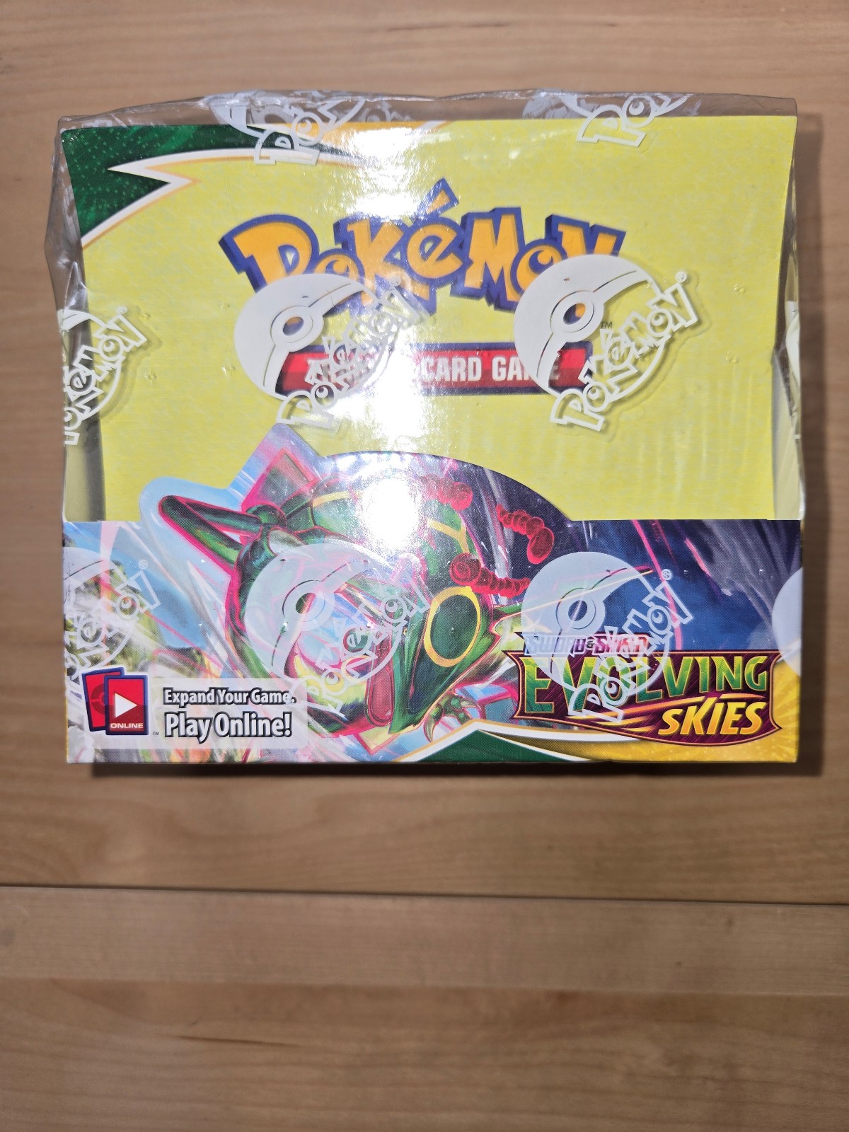 OPENED Pokémon TCG Evolving Skies Booster Box Sword & Sheild EMPTY NO PACKS.
