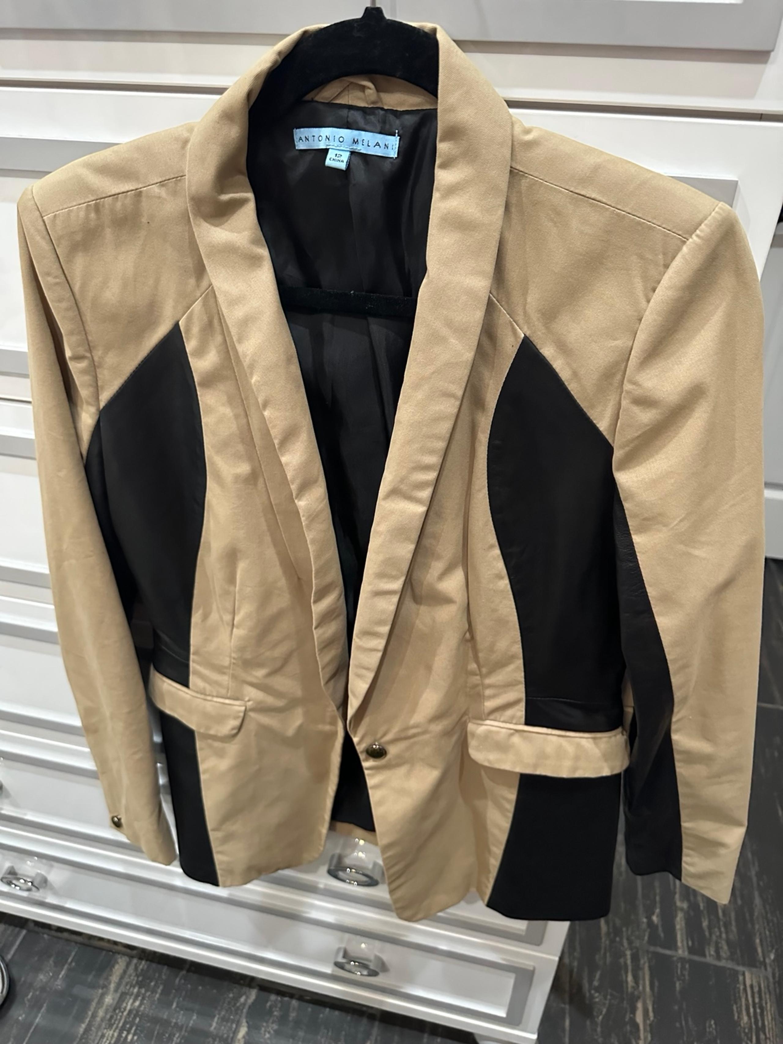 Antonio Melani leather Blazer
