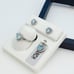 925 Sterling Silver Cubic Zircon Birthstone Jewelry Set, UU1P7A7064