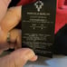 Marcelo Burlon County of Milan Black Red Colorblock Pencil Skirt NWT Size S
