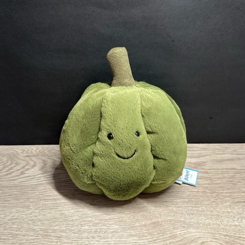 Jellycat squishy squash green pumpkin- NWT Retired- SHIPS SAME DAY!