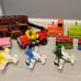 Lot of little boys nursery/toddler room decor, trains trucks planes etc