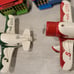 Lot of little boys nursery/toddler room decor, trains trucks planes etc