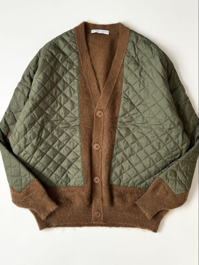 Unused★Mister Gentleman Mohair Quilted Cardigan Mohair Knit