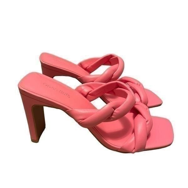 Open Edit Remmy Twist Sandals in Pink Size 8 NEW