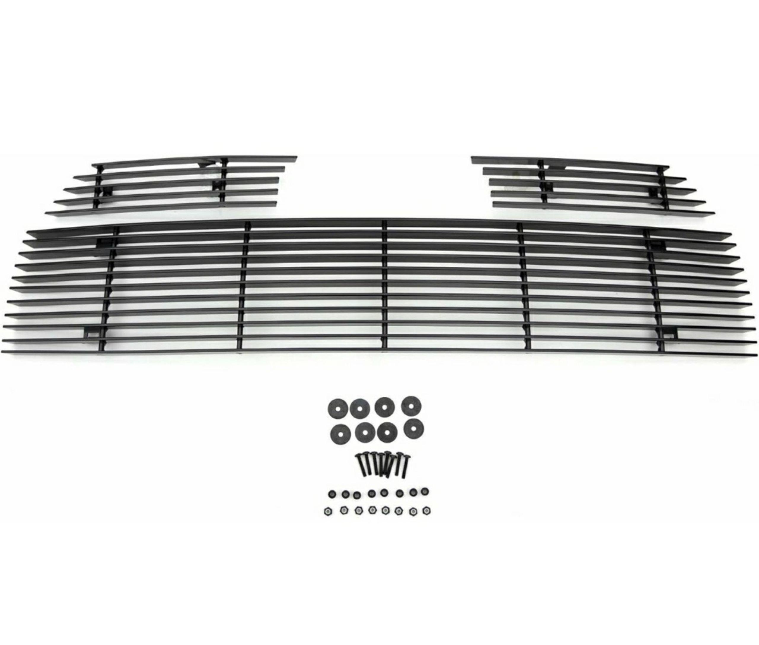 2014-2019 Toyota 4Runner Billet Grille - Black, 3 Pc, Overlay - PN #21949B