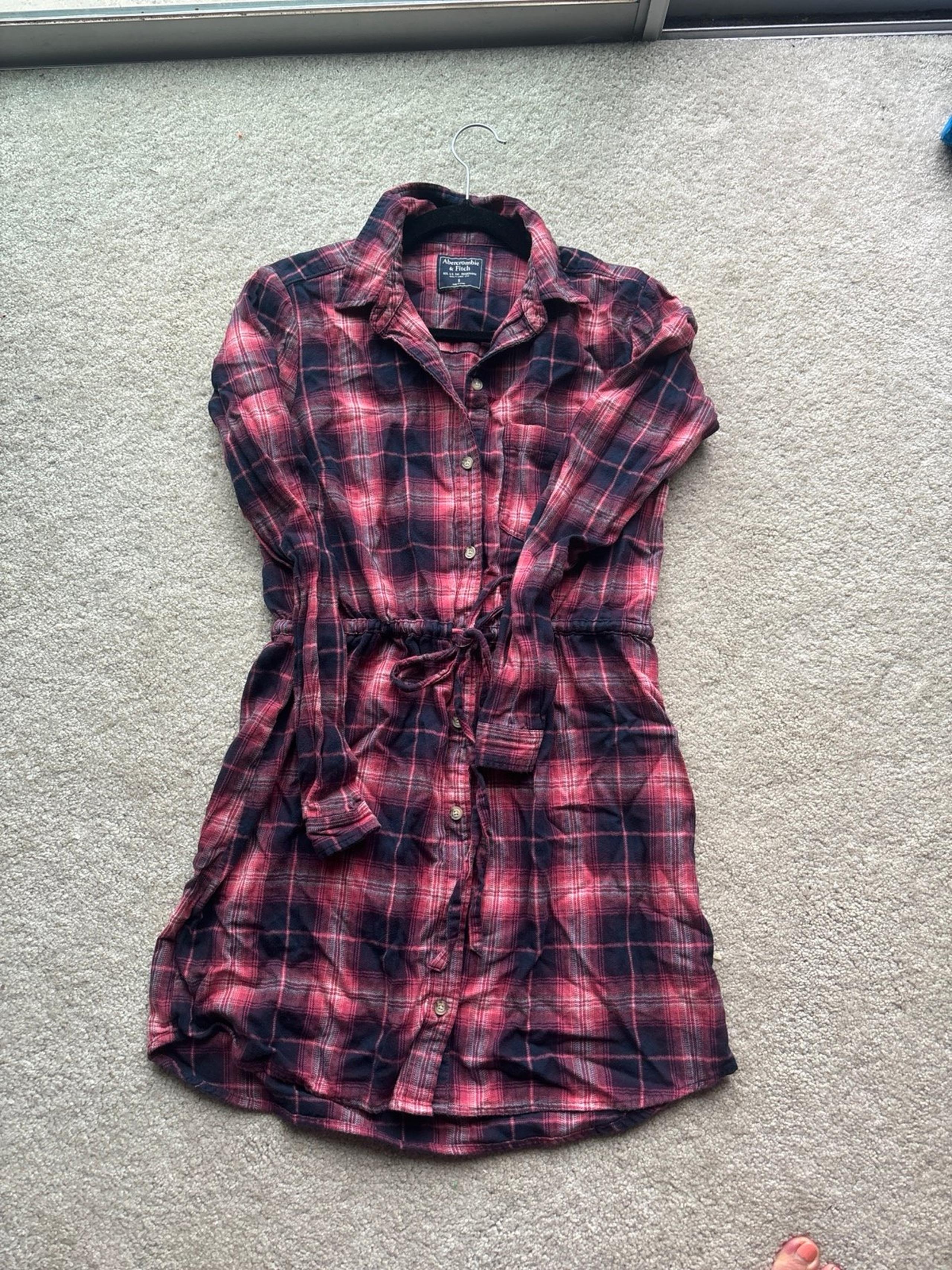 Abercrombie and Fitch long sleeves flannel dress