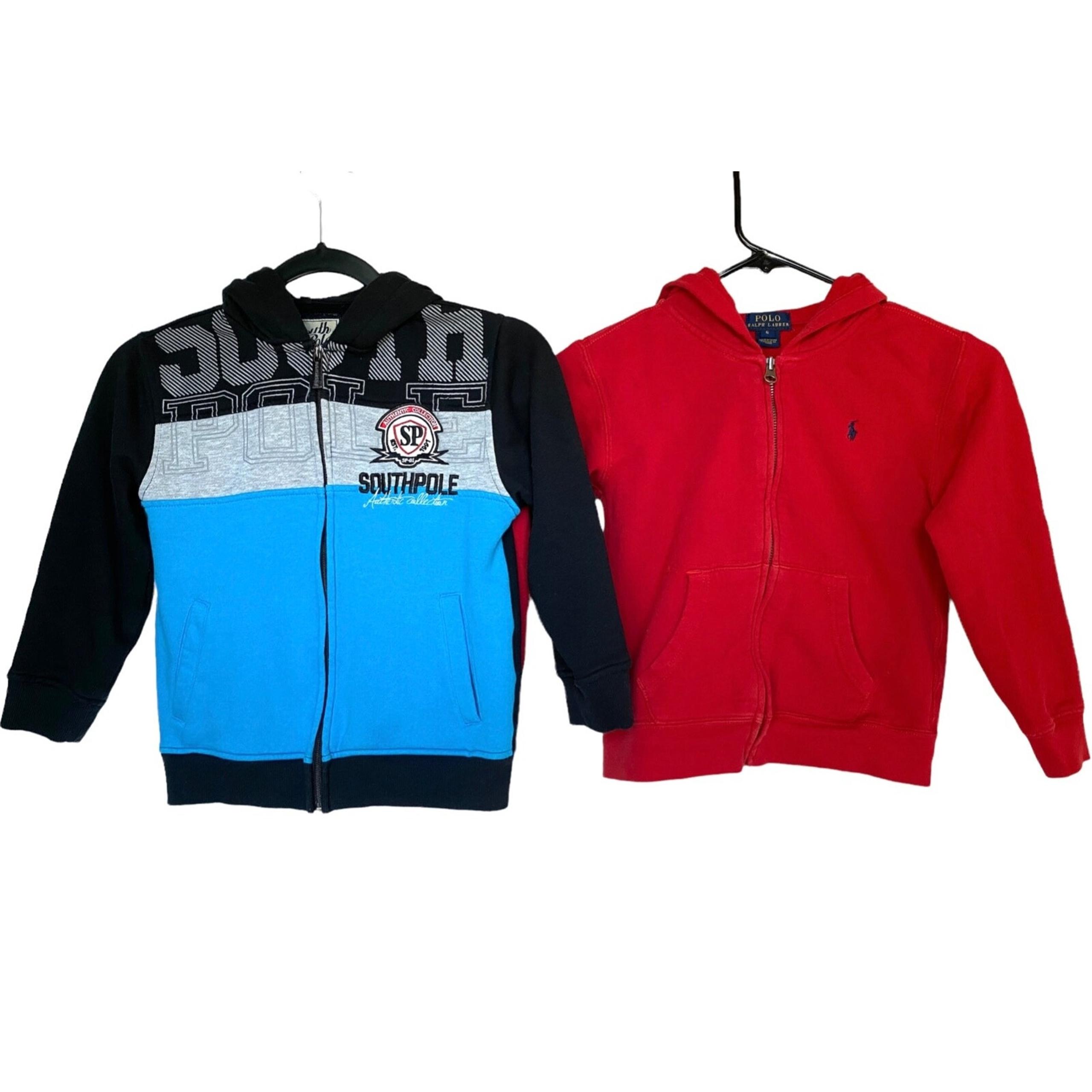 Ralph Lauren Southpole x2 Everyday Jacket Full Zip Streetwear Kids Boys Sz 4-6