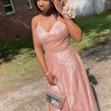 Formal prom dress (ball gown) (PRICE NEGOTIABLE)