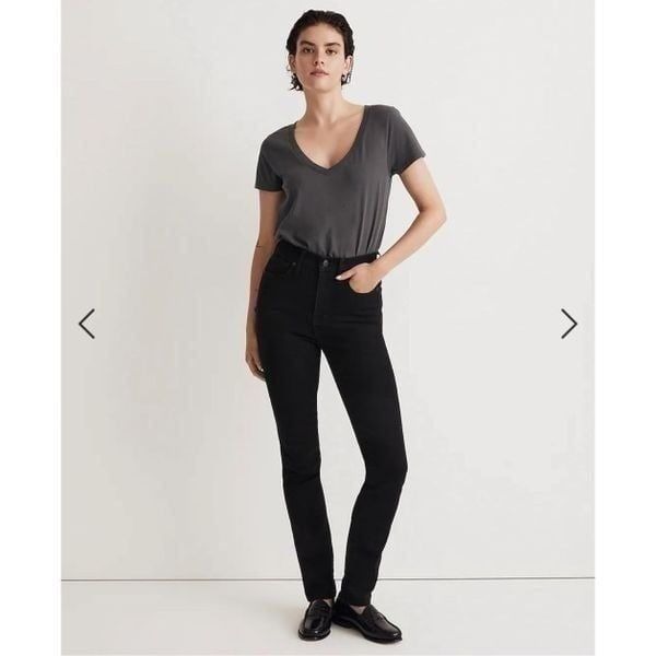 138 Madewell NWT Stovepipe straight leg Jeans size 25P m1