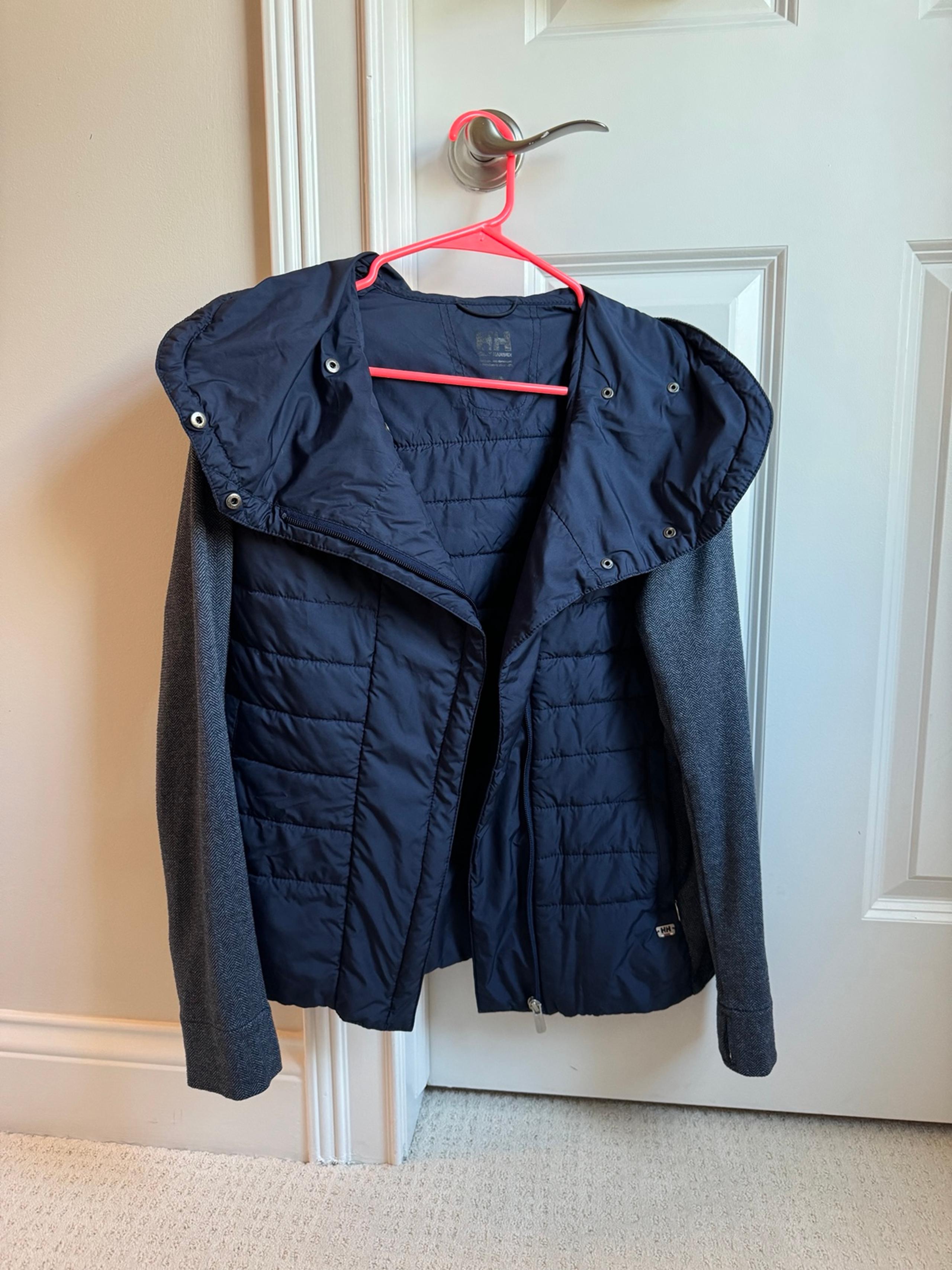 Helly Hanson Astra Navy Herringbone Jacket