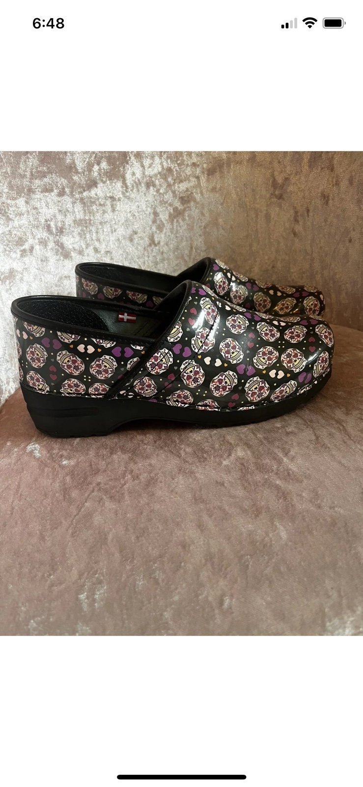 Sanita skull clogs EU 41