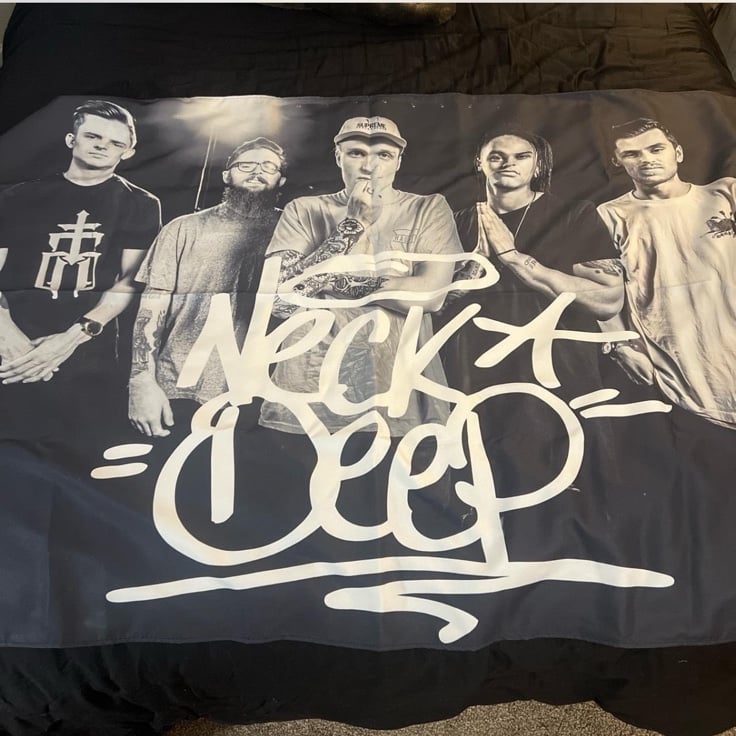 neck deep flag / tapestry