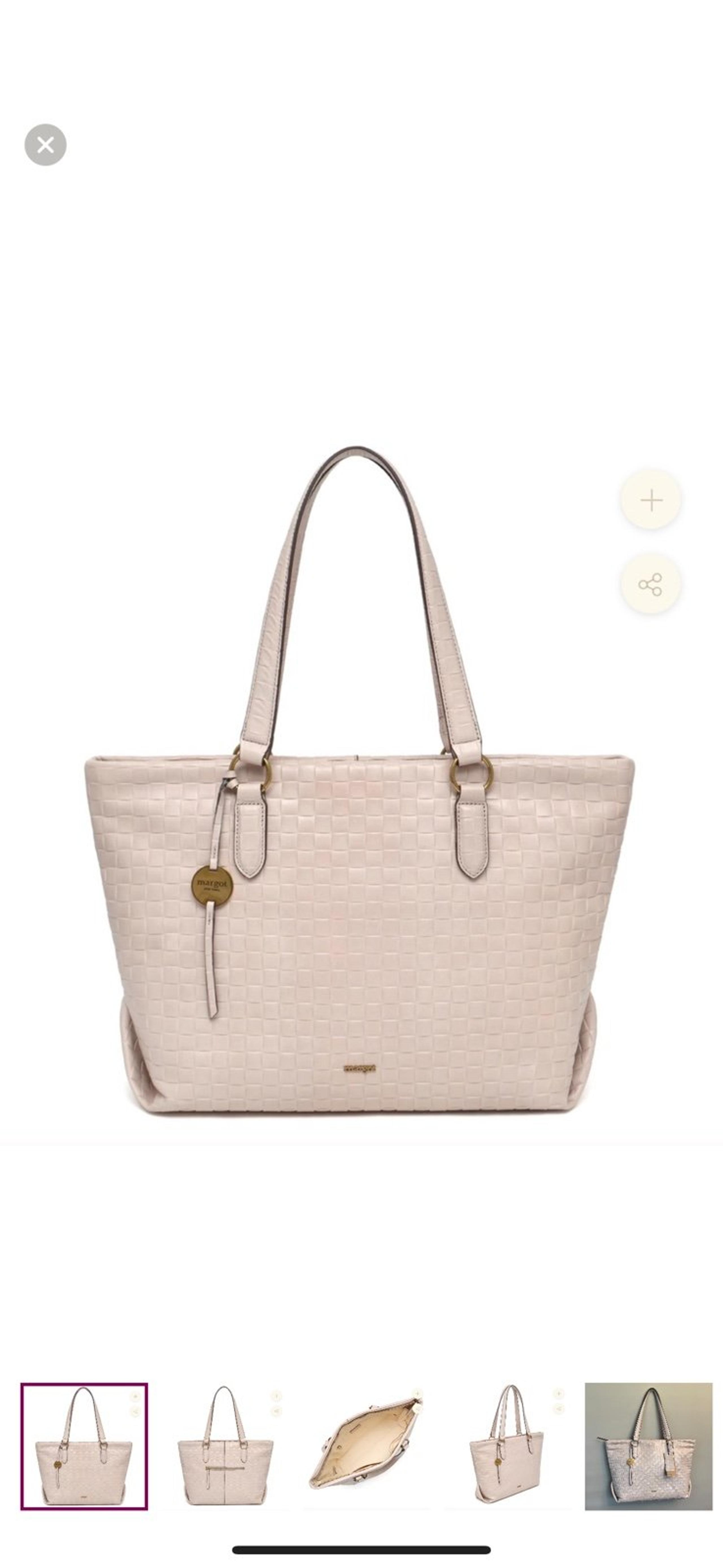 Margot Pearl Cream Tote