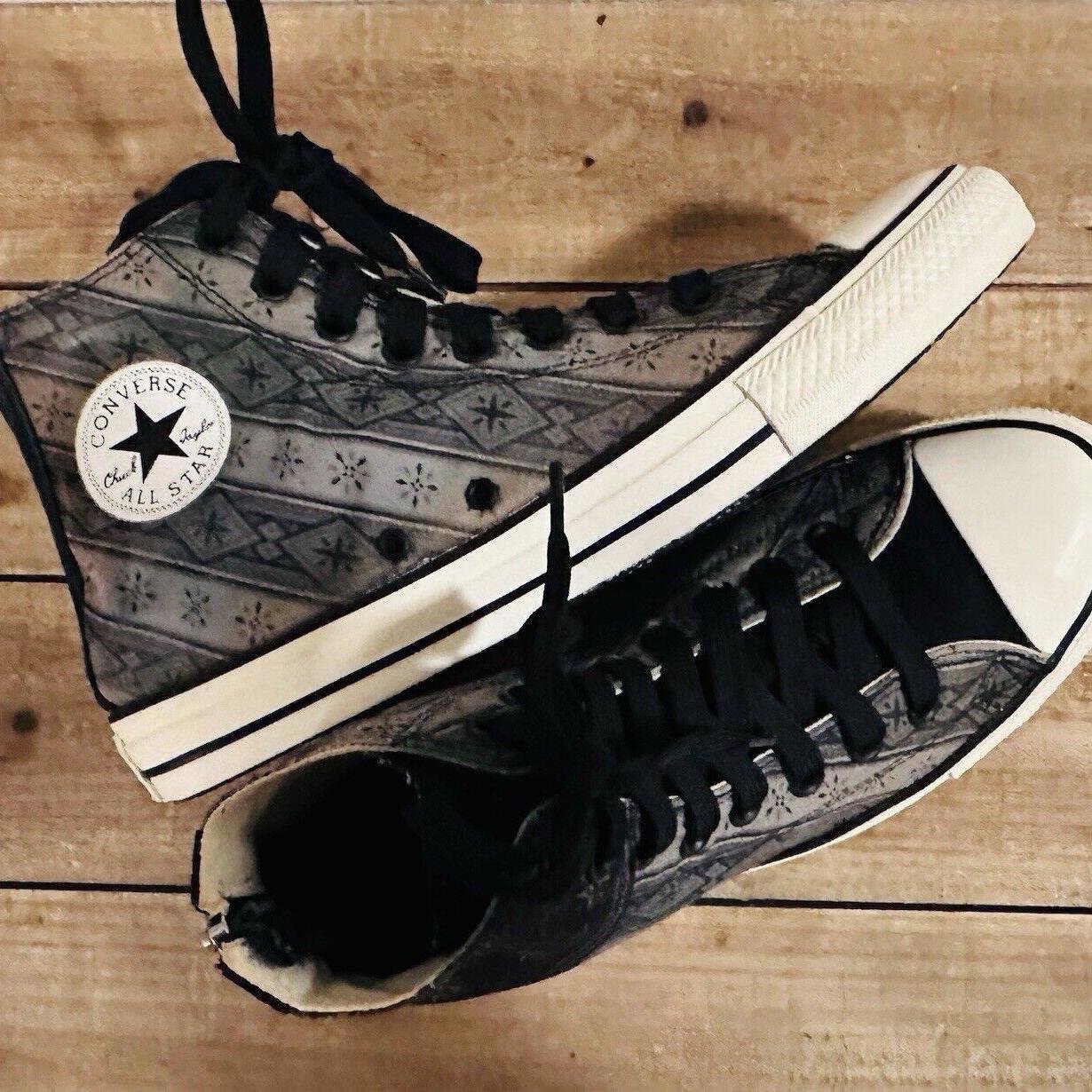 NEW CONVERSE CT Jasper Batik Back Zipper Hi Top Shoes