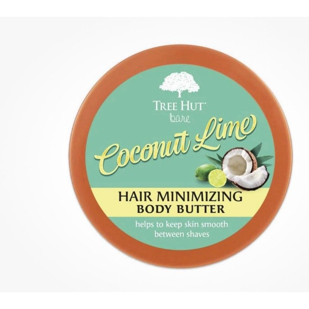 NEW Tree Hut Hair Minimizing Body Butter Coconut Lime 7 Oz.