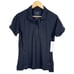 Athleta Everyday Polo Tee black sz M golf tennis