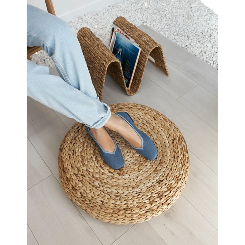 VIVAIA Square-Toe V-Cut Flats UE/41 US/ 9.5