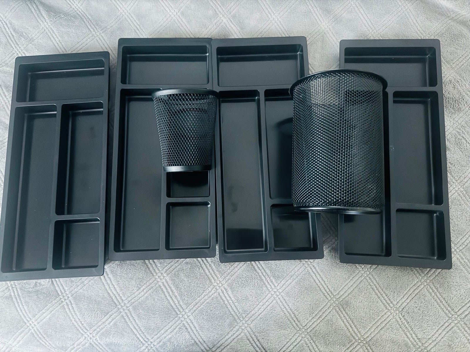 Bundle Pencil Tray Drawer Insert 4 pieces + 2 pencil holders