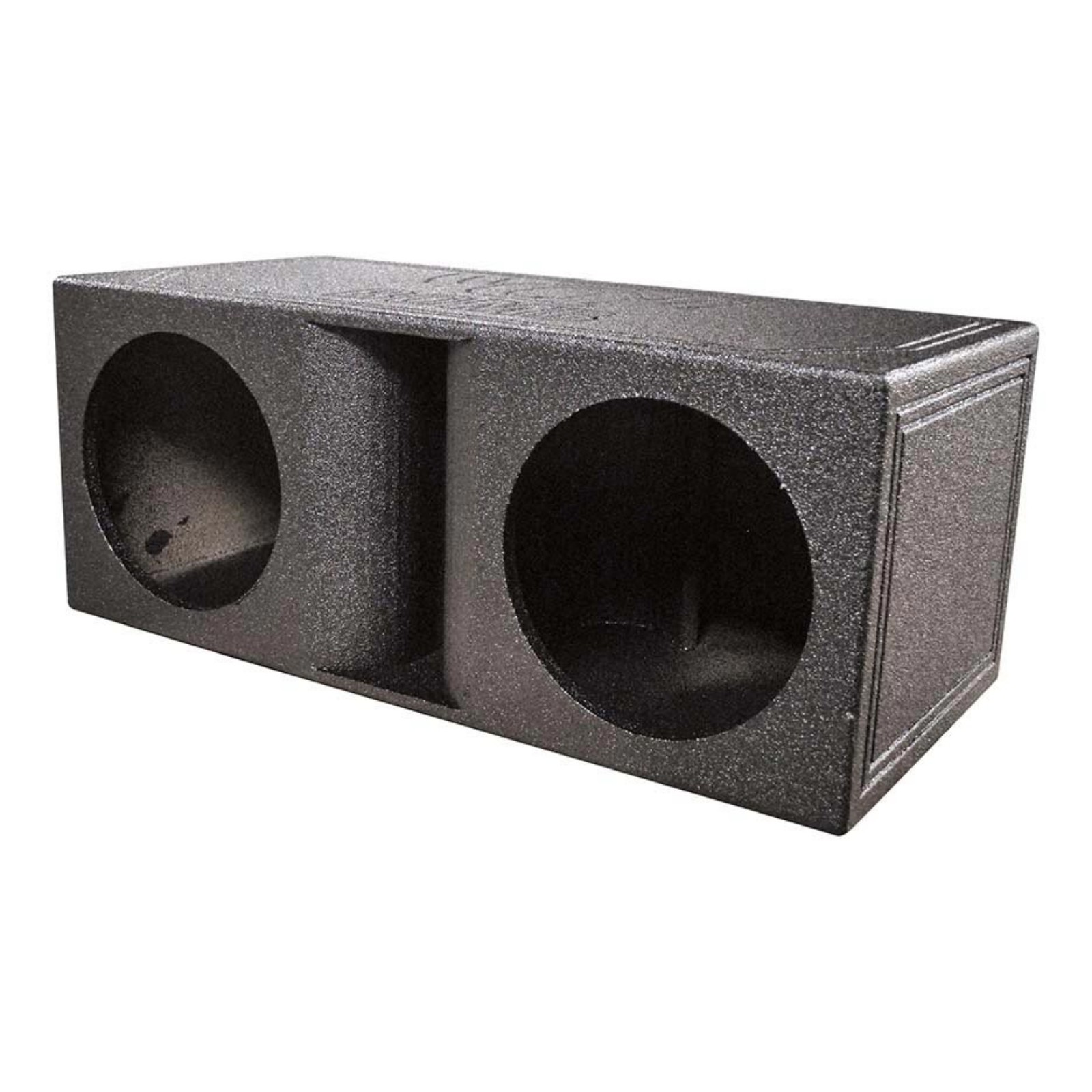 QPower “QBOMB” Dual 12″ Horn-Ported Empty Woofer Enclosure