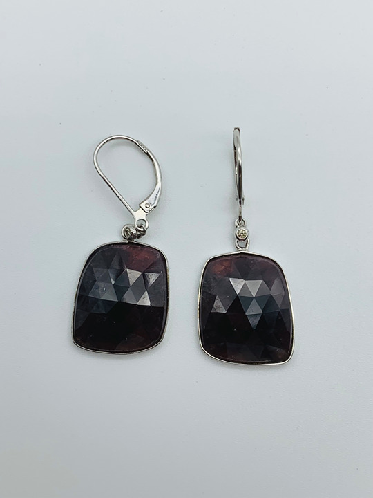 14K Multi-color Synthetic Sapphire Danglers