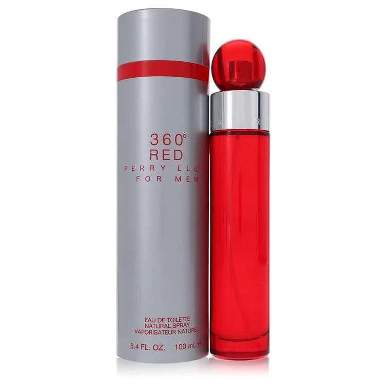Perry Ellis 360 Red Cologne 3.4 oz Eau De Toilette Spray