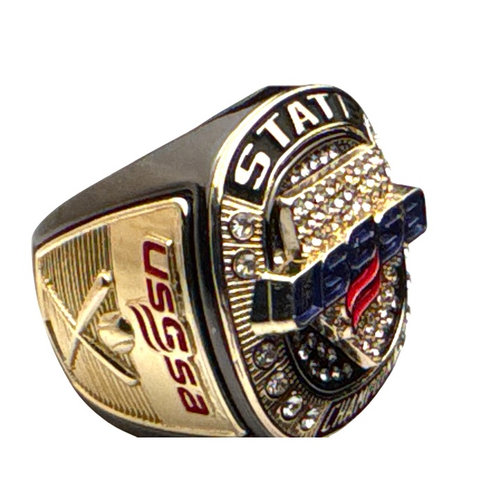 Baseball State USSSA Tournament Champion Ring Size 13.5 Play Bat Ball