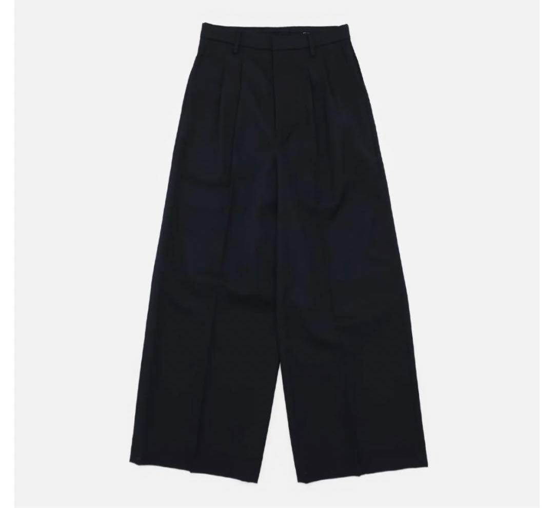 MASU(エムエーエスユー)のVELVET WIDE TROUSERS BLACKの通販