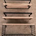 Bathroom Shelves, Floating Shelves with Storage Basket, Set of 3