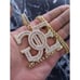 14K Yellow Finish God Over Everything