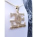 14K Yellow Finish God Over Everything