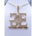 14K Yellow Finish God Over Everything