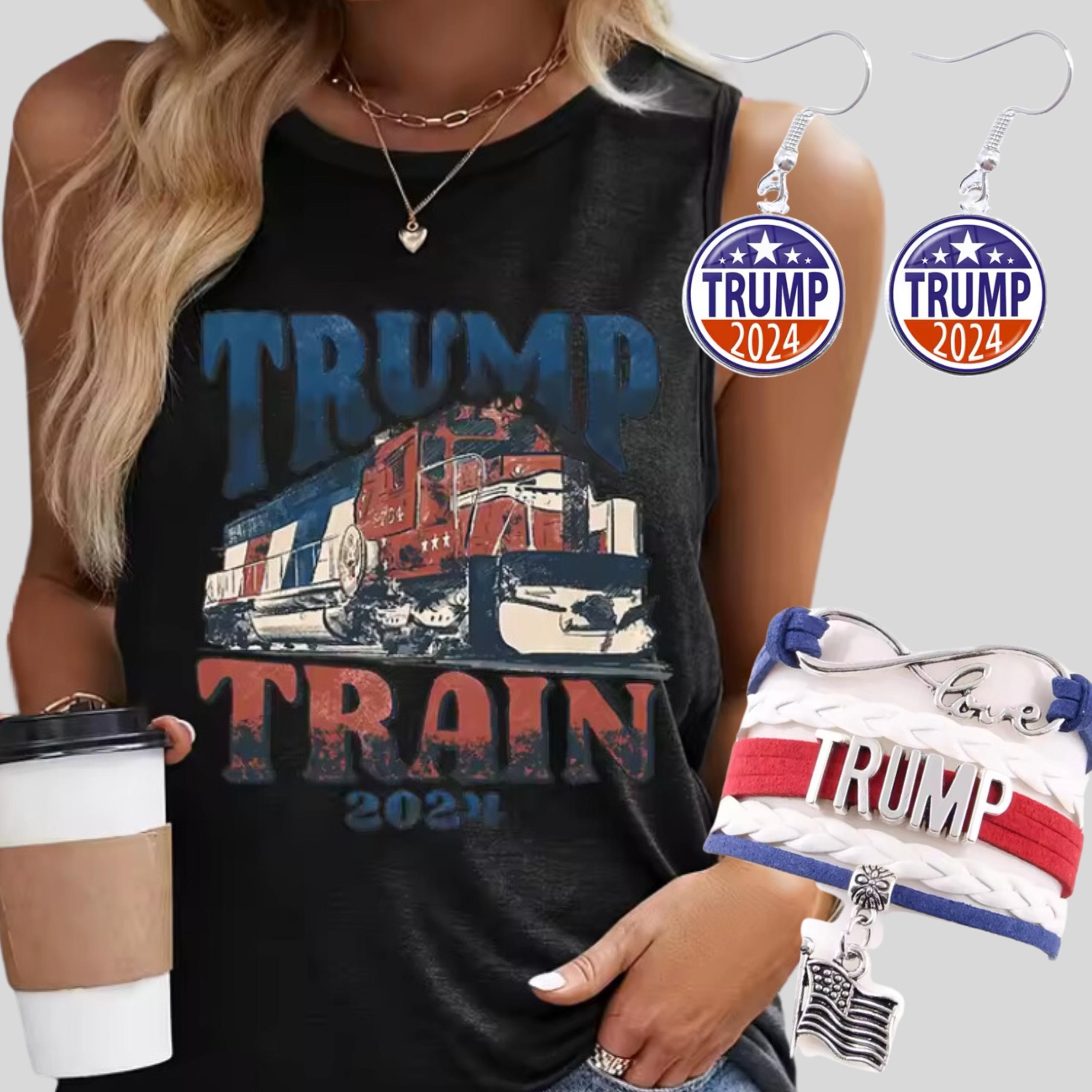 Women’s Trump Shirt, Earrings & Bracelet | New
