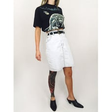 Vintage High-Waisted Denim Skirt