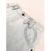 Vintage High-Waisted Denim Skirt