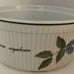 Apilco France Elysian Gardens White Porcelain Souffle Casserole Dish 7.5” X 3.