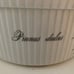 Apilco France Elysian Gardens White Porcelain Souffle Casserole Dish 7.5” X 3.